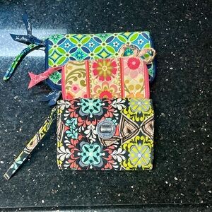 Vera Bradley Women's Multicolor Wristlet Set